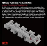 Sada funkčních pásových článků Rye Field Model RFM5024 pro Jagdpanther v měřítku 1/35 — obrázek 2