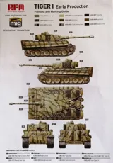 Krabice plastikové stavebnice Rye Field Model RFM5025 Tiger I early production v měřítku 1/35 — obrázek 5