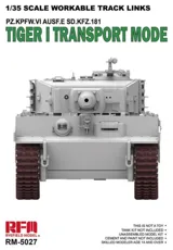 Sada funkčních pásových článků Rye Field Model RFM5027 pro Tiger I v měřítku 1/35