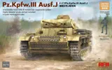 Krabice stavebnice Rye Field Model RFM-5070 Pz.Kpfw. III Ausf. J v měřítku 1/35