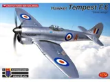 Krabice stavebnice Kovozávody Prostějov KPM0224 Hawker Tempest F.6 Silver Wings v měřítku 1/72