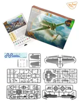Krabice plastikové stavebnice Clear Prop CP4813 I-16 type 5 Starter kit v měřítku 1/48 — obrázek 3