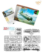 Plastiková stavebnice Clear Prop CP4814 I-16 type 5 Starter kit v měřítku 1/48 — obrázek 3