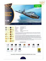Krabice stavebnice Clear Prop CP4823 Gloster E28/39 Pioneer Starter Kit v měřítku 1/48 — obrázek 32