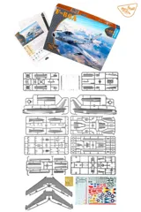 Krabice plastikové stavebnice Clear Prop CP4824 F-86A Sabre v měřítku 1/48 — obrázek 3