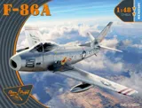 Krabice plastikové stavebnice Clear Prop CP4824 F-86A Sabre v měřítku 1/48