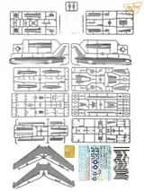 Krabice stavebnice Clear Prop CP4825 F-86A v Koreji – rané verze v měřítku 1/48 — obrázek 6