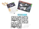 Krabice stavebnice Clear Prop CP144003 Ki-51 Sonia 1/144 Starter kit se dvěma modely — obrázek 3