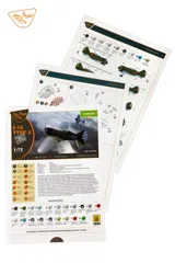 Plastikové stavebnice Clear Prop CP72024 I-16 Type 5 raná verze, měřítko 1/72, Starter Kit — obrázek 14
