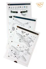 Plastikové stavebnice Clear Prop CP72024 I-16 Type 5 raná verze, měřítko 1/72, Starter Kit — obrázek 15