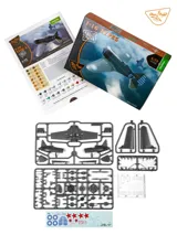 Plastikové stavebnice Clear Prop CP72024 I-16 Type 5 raná verze, měřítko 1/72, Starter Kit — obrázek 3