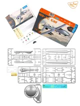 Krabice stavebnice Clear Prop CP72028 MQ-1C UAV v měřítku 1/72 — obrázek 3