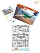Krabice plastikové stavebnice Clear Prop CP72051 DH.88 Comet v měřítku 1/72 — obrázek 3
