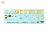 Krabice stavebnice Clear Prop CP72052 DH.88 Comet G-ACSP Advanced Kit v měřítku 1/72 — obrázek 24