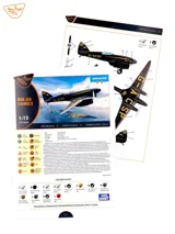 Krabice stavebnice Clear Prop CP72052 DH.88 Comet G-ACSP Advanced Kit v měřítku 1/72 — obrázek 26