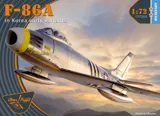 Krabice stavebnice Clear Prop CP72055 F-86A in Korea v měřítku 1/72, rané verze Sabre