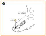 Maskovací sada Clear Prop CPA35005 ze žlutého kabuki papíru pro model TB.2 v měřítku 1/35 — obrázek 5