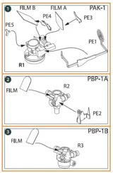 Doplňková sada Clear Prop CPA48002 sovětské zaměřovače PAK-1, PBP-1A, PBP-1B v měřítku 1/48 — obrázek 4
