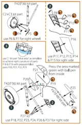 Fotolepty Clear Prop CPA48023 exteriér pro I-16 type 5 v měřítku 1/48 — obrázek 4