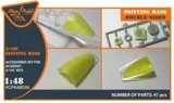 Maskovací sada Clear Prop CPA48036 1/48 A-10C — masky ze žlutého kabuki papíru pro stavebnici Academy — obrázek 3
