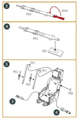 Doplňková sada Clear Prop CPA48047 1/48 – vystřelovací sedačka raného typu F-86A — obrázek 4