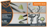 Maskovací sada Clear Prop CPA72054 pro A5M4 Claude 1/72 ze žlutého kabuki papíru — obrázek 3