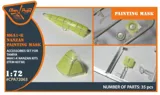 Maskovací sada Clear Prop CPA72063 M6A1-K Nanzan 1/72 ze žlutého kabuki papíru — obrázek 3
