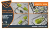 Maskovací sada Clear Prop CPA72066 ze žlutého kabuki papíru pro Mirage 2000C v měřítku 1/72 — obrázek 3