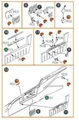 Fotolepty Clear Prop CPA72076 pro MiG-23ML, MLD, P, MLAE v měřítku 1/72 — obrázek 6