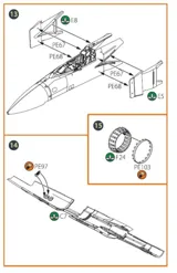 Fotolepty Clear Prop CPA72076 pro MiG-23ML, MLD, P, MLAE v měřítku 1/72 — obrázek 7