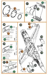 Fotolepty Clear Prop CPA72076 pro MiG-23ML, MLD, P, MLAE v měřítku 1/72 — obrázek 8