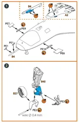 Clear Prop CPA72087 – fotolepty a maskovací masky z kabuki papíru pro TB.2 v měřítku 1/72 — obrázek 4