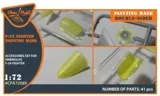 Maskovací sada Clear Prop CPA72089 z kabuki papíru pro model F-2A v měřítku 1/72 — obrázek 3