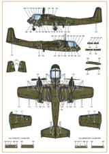 Obtiskový aršík Clear Prop CPD72006 OV-1 A/JOV-1A Mohawk v měřítku 1/72 — obrázek 6
