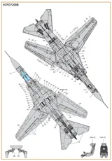 Obtiskový aršík Clear Prop CPD72008 1/72 s technickými popiskami pro MiG-23ML, MLA, MLD — obrázek 5