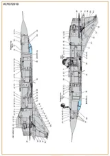 Obtiskový aršík Clear Prop CPD72010 s technickými popiskami MiG-23ML/MLA v měřítku 1/72 — obrázek 4