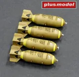 Detailní set Plus Model AL4115 US bomby 500 lb v měřítku 1/48 – 3D tištěné bomby s fotolepty
