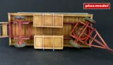 Resinová stavebnice Plus Model 504 maringotka v měřítku 1/35 – čtyřkolový vůz s dřevěným obložením — obrázek 2