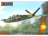 Krabice stavebnice Kovozávody Prostějov KPM0244 Fouga CM-170 Magister v měřítku 1/72