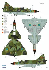Krabice stavebnice Special Hobby SH72540 SAAB SK-37E Stör-Viggen v měřítku 1/72 — obrázek 4
