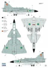 Krabice stavebnice Special Hobby SH72540 SAAB SK-37E Stör-Viggen v měřítku 1/72 — obrázek 6