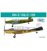 Stavebnice HPH Models 1/32 Zlín Z-126 Trenér, katalogové číslo HPH32010R