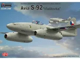 Krabice stavebnice Kovozávody Prostějov CLK0015 Avia S-92 Vlaštovka v měřítku 1/72