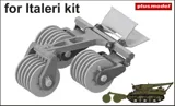 Konverzní sada Plus Model 599 T1E1 odminovač pro Sherman 1/35 – resinové díly a fotolepty