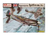 Krabice plastikové stavebnice AZ Model 1/72 Spitfire Mk.IXC Early, kód AZ7392