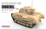 Krabice stavebnice Meng World War Toons WWT-017 Churchill, stylizovaný britský pěchotní tank — obrázek 3