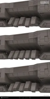 Plastiková stavebnice Meng SS-020 Dune Spice Harvester v měřítku 1/500 — obrázek 11