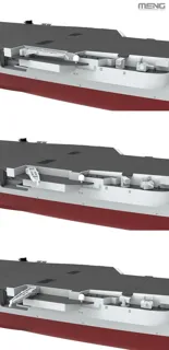 Krabice plastikové stavebnice Meng PS-010 letadlová loď Liaoning v měřítku 1/700 — obrázek 9