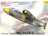 Krabice plastikové stavebnice AZ Model 1/72 Heinkel He 162S-2 Trainer Jet