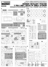 MiniArt 35039 německý dělostřelecký tahač T-70 s kanónem FK 288 a posádkou (1/35)